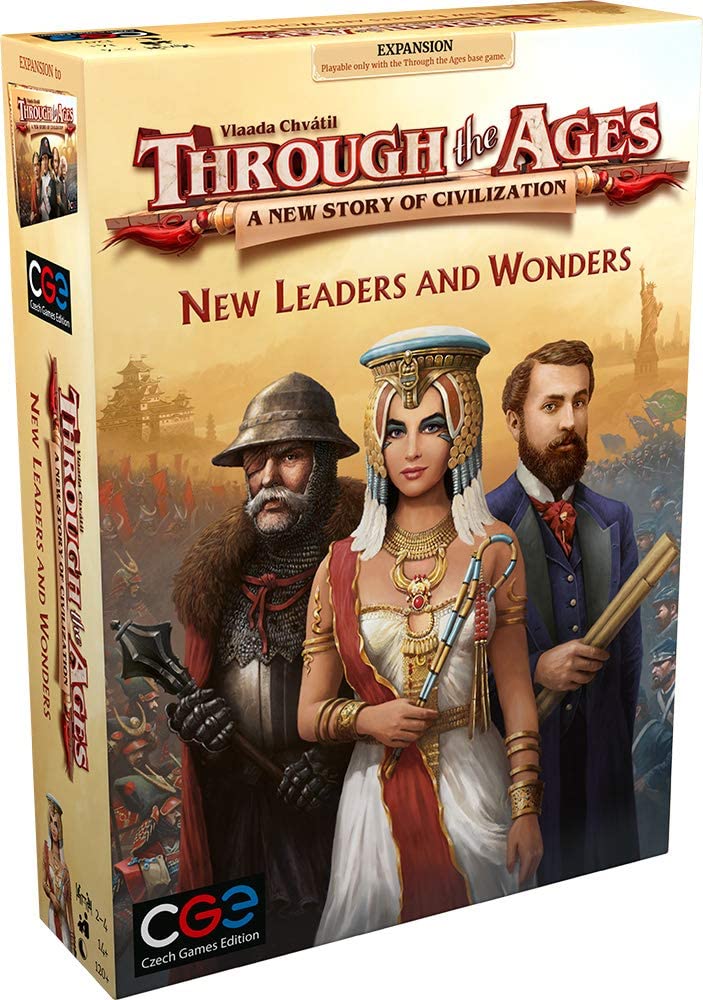 Through The Ages - Expansion - New Leaders &amp; Wonders