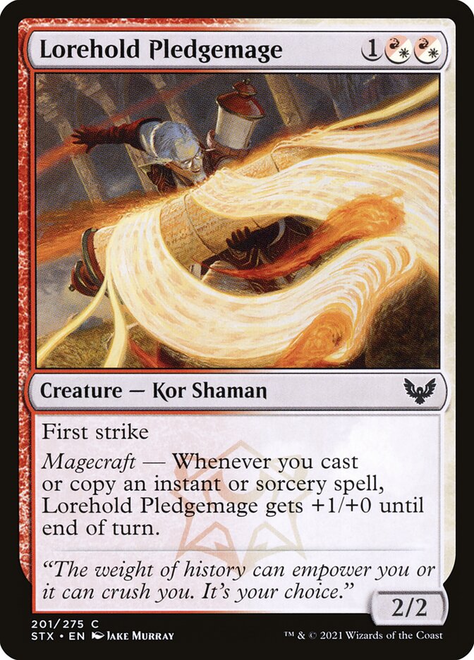 Lorehold Pledgemage - Foil