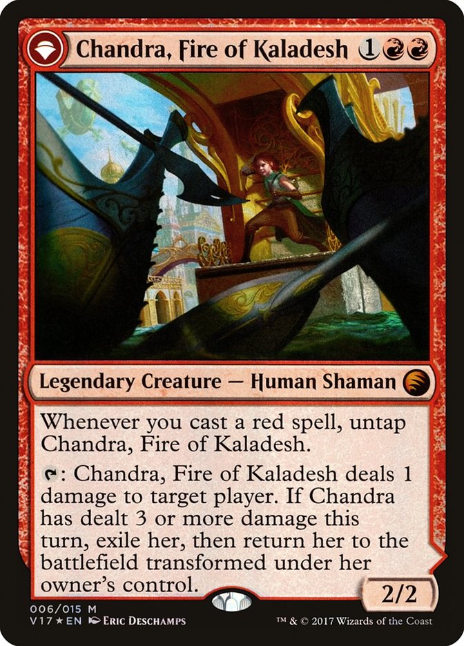 Chandra, Fire of Kaladesh // Chandra, Roaring Flame - Foil