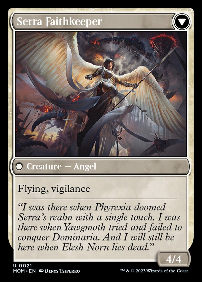 Invasion of Dominaria // Serra Faithkeeper