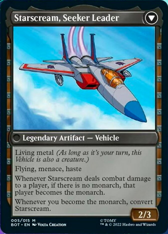 Starscream, Power Hungry // Starscream, Seeker Leader