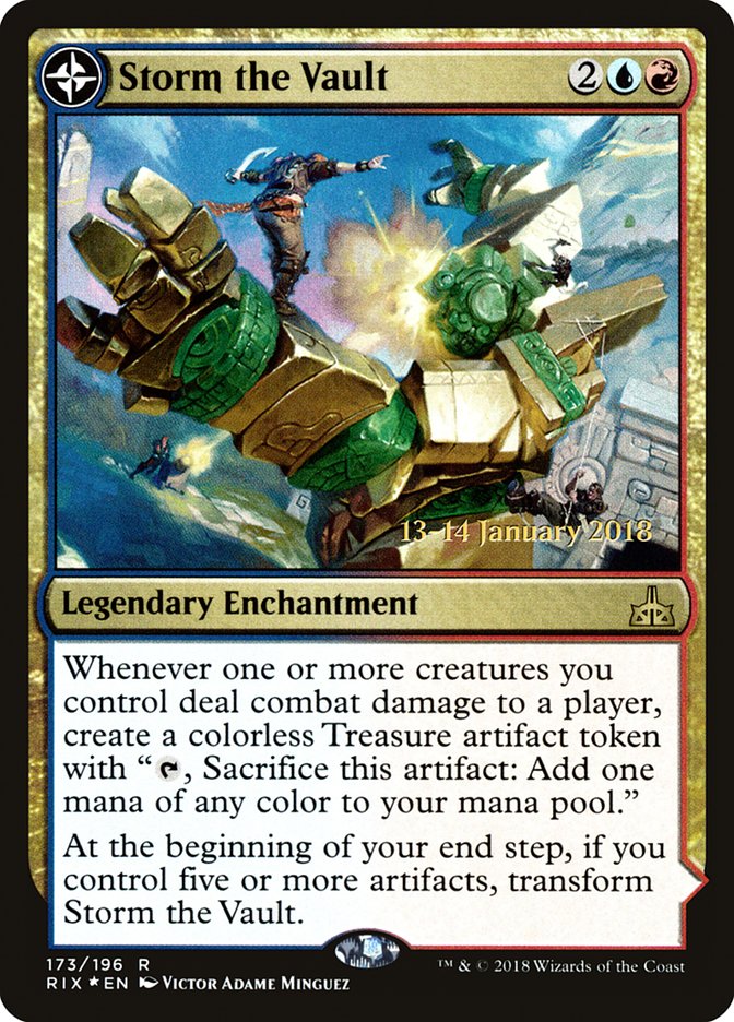 Storm the Vault // Vault of Catlacan - Foil