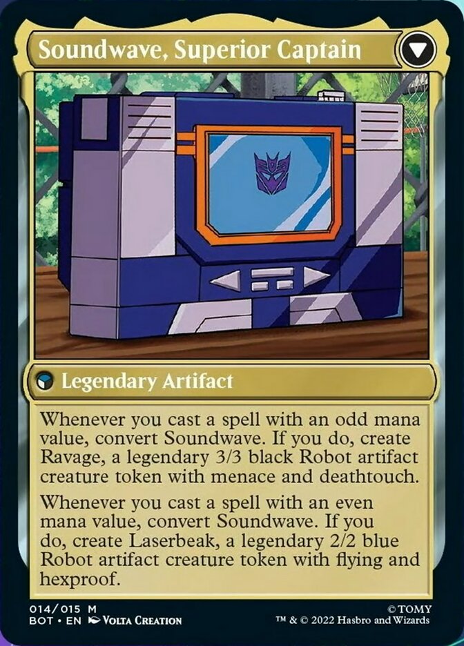 Soundwave, Sonic Spy // Soundwave, Superior Captain
