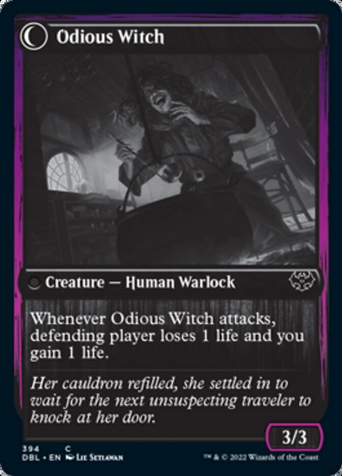 Ragged Recluse // Odious Witch