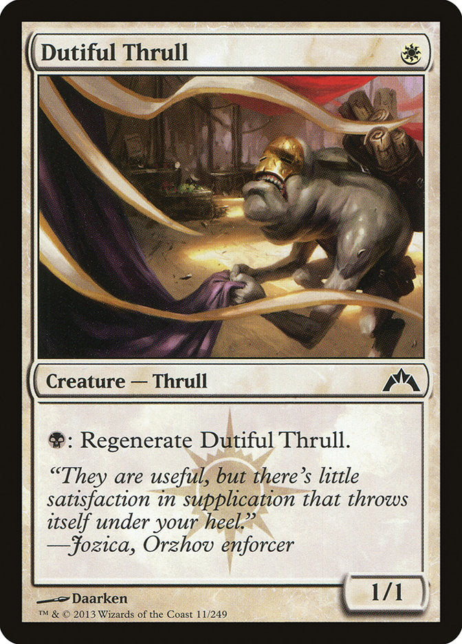 Dutiful Thrull - Foil