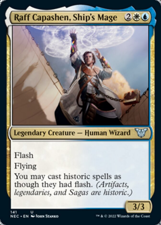 Raff Capashen, Ship&