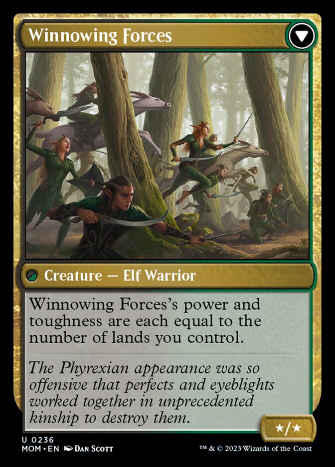 Invasion of Lorwyn // Winnowing Forces - Foil