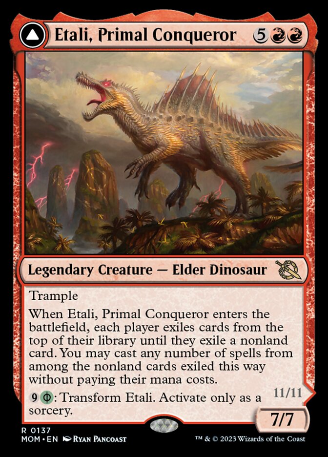 Etali, Primal Conqueror // Etali, Primal Sickness - Foil