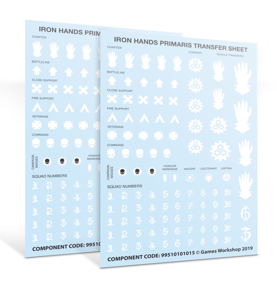 Warhammer: 40K - Iron Hands - Upgrades &amp; Transfers