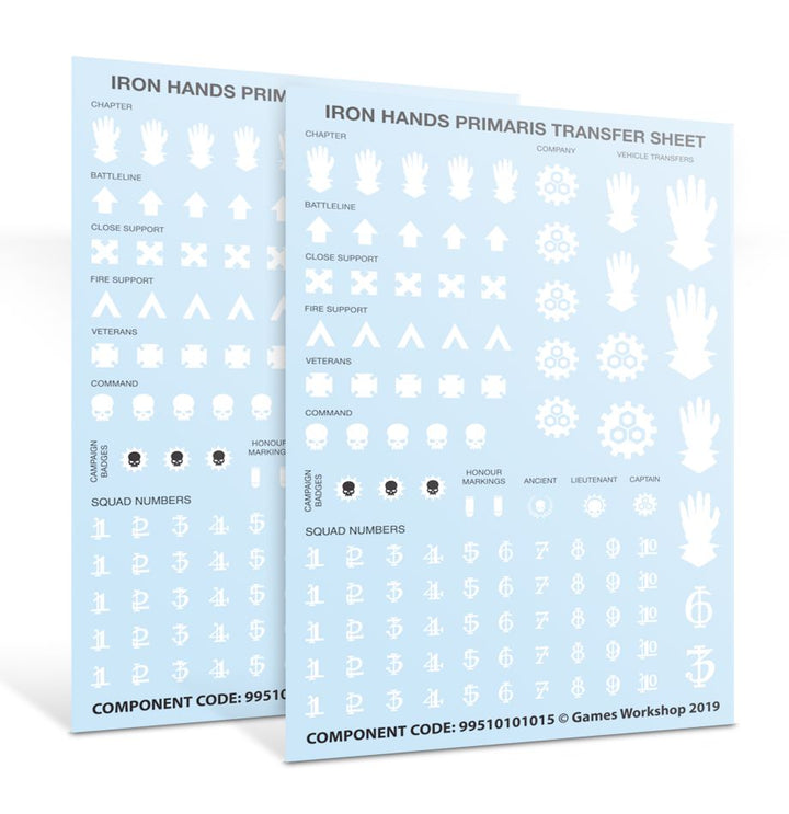 Warhammer: 40K - Iron Hands - Upgrades &amp; Transfers