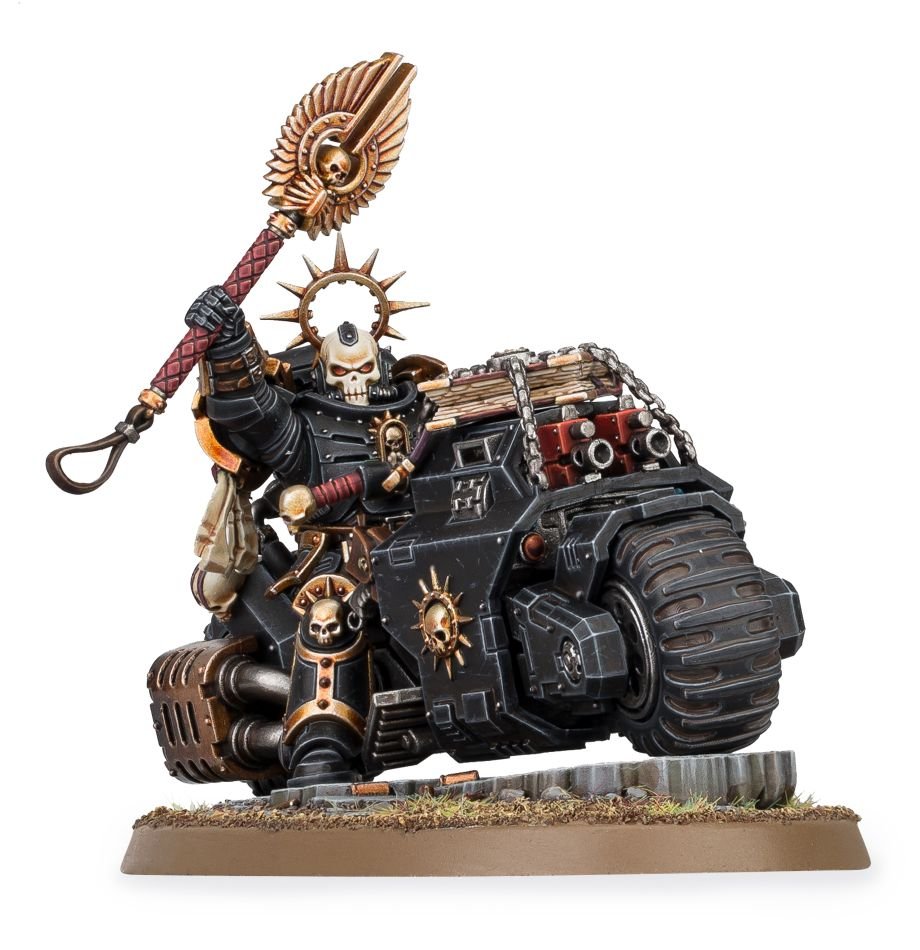 Warhammer: 40K - Space Marines - Chaplain on Bike
