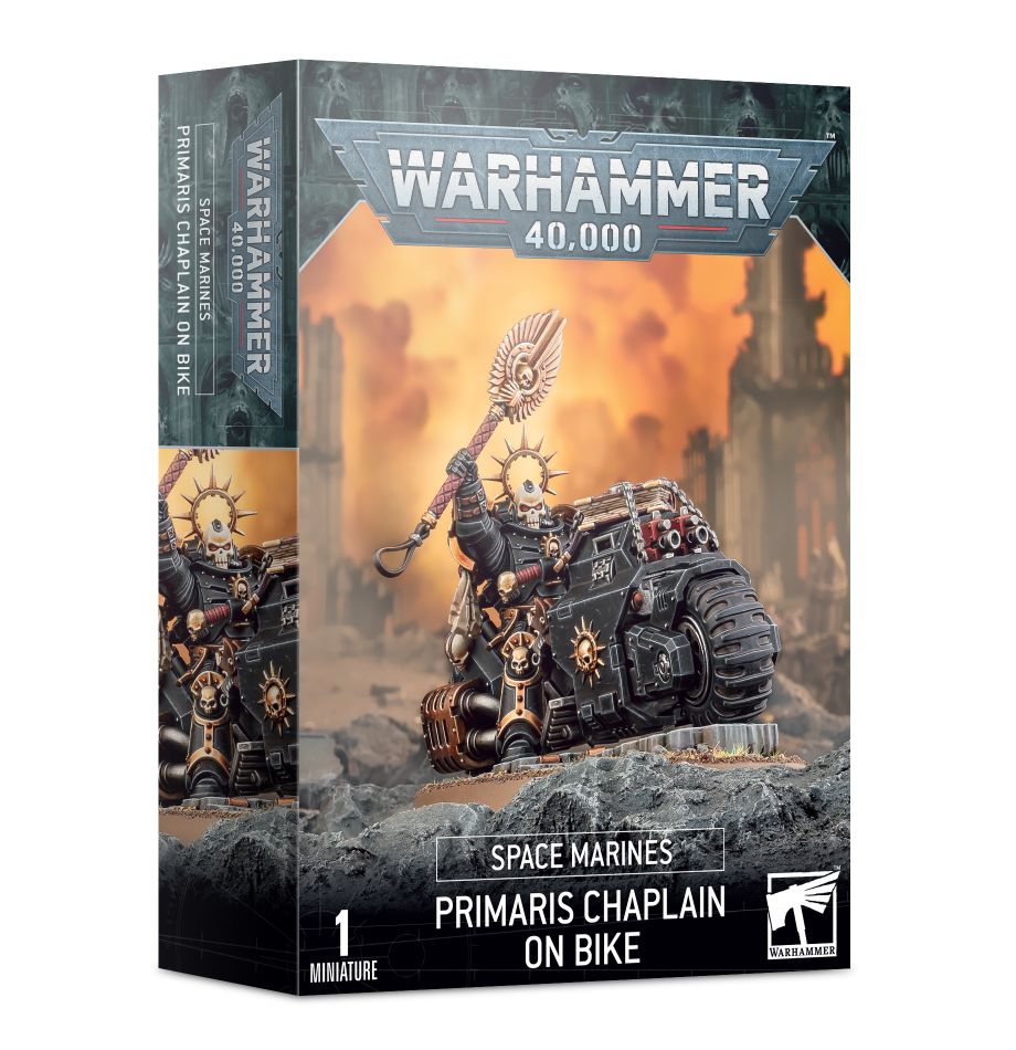 Warhammer: 40K - Space Marines - Chaplain on Bike