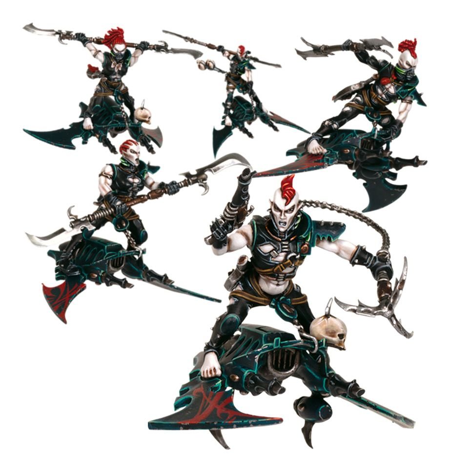 Warhammer: 40K - Drukhari - Dark Eldar Hellions