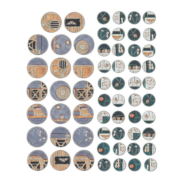 Warhammer: 40K - Sector Imperialis - 25 &amp; 40mm Round Bases