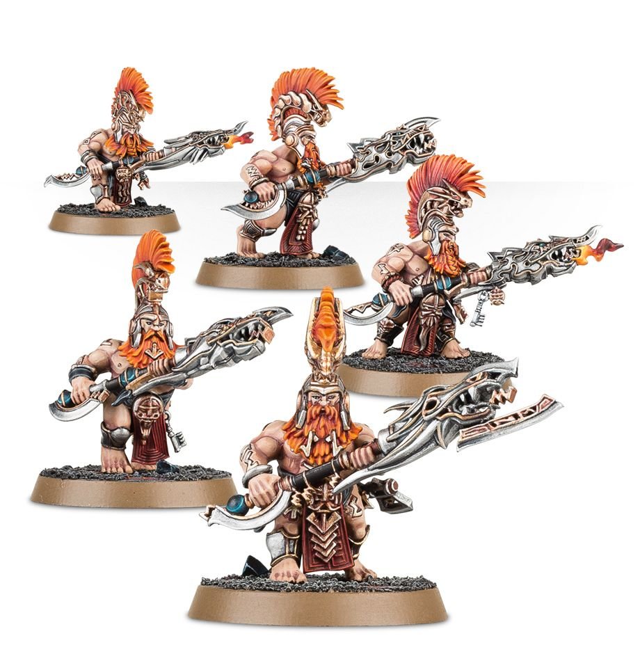 Warhammer: Age of Sigmar - Fyreslayers - Hearthguard Berzerkers