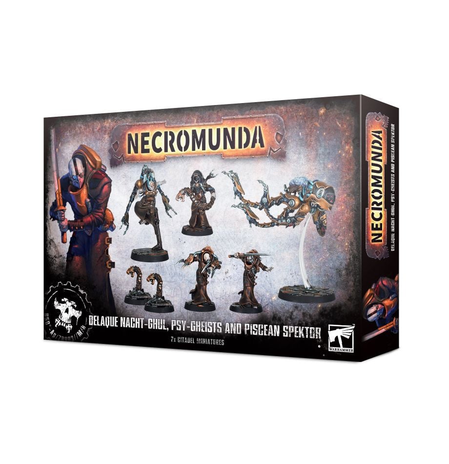 Necromunda - Delaque - Nacht-Ghul, Psy-Gheists and Piscean Spektor
