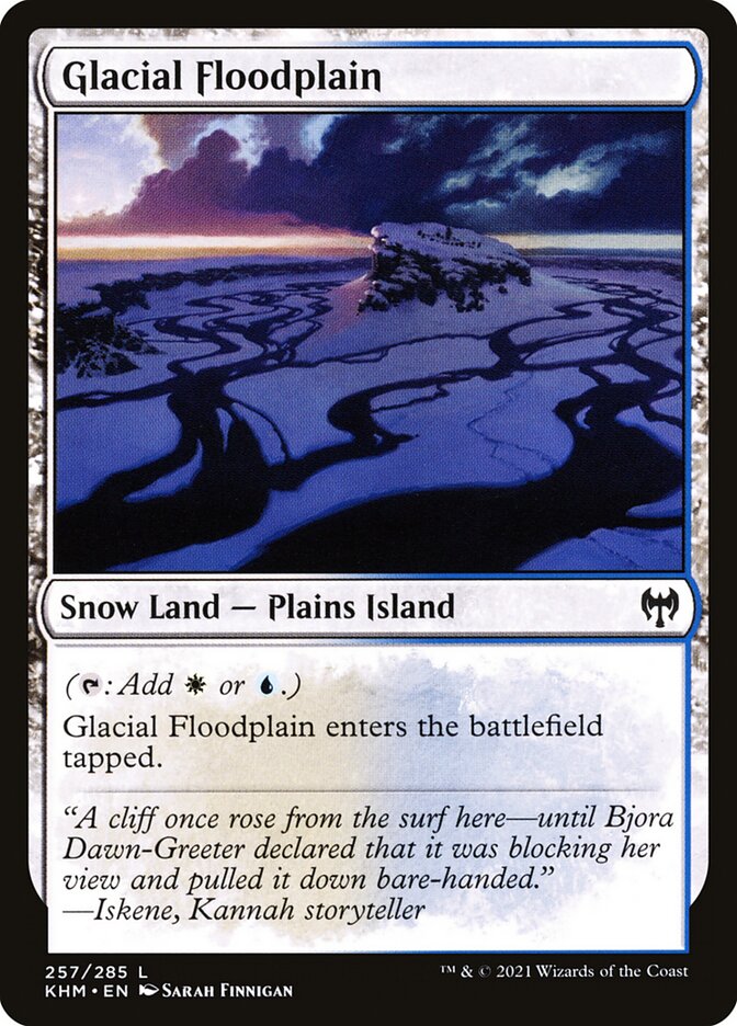 Glacial Floodplain - Foil