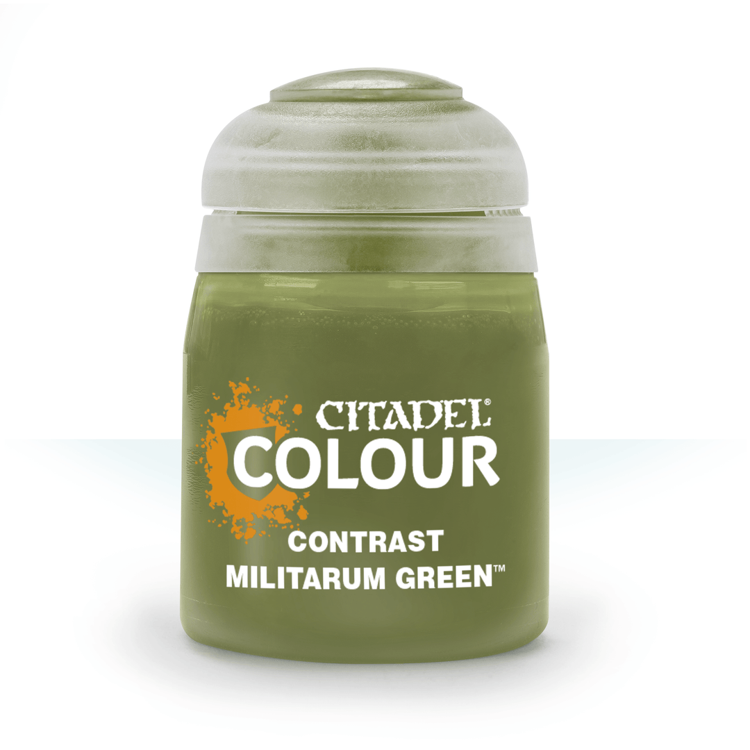 Warhammer Colour - Contrast - Militarum Green