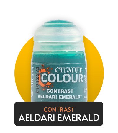 Warhammer Colour - Contrast - Aeldari Emerald