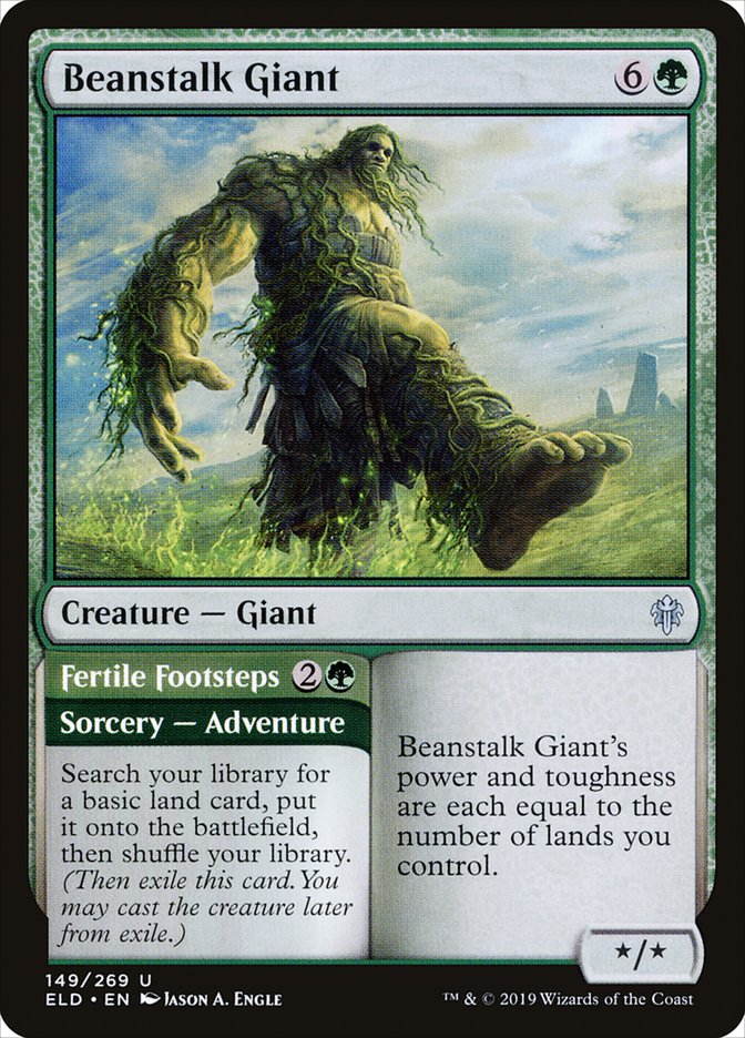 Beanstalk Giant // Fertile Footsteps - Foil