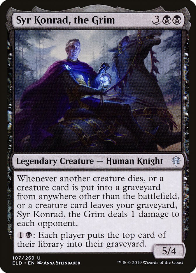 Syr Konrad, the Grim - Foil