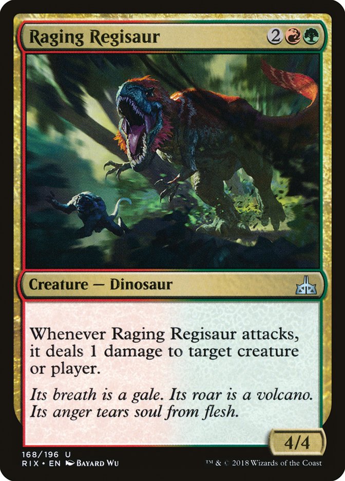 Raging Regisaur - Foil