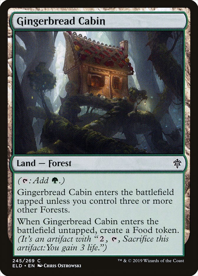 Gingerbread Cabin - Foil