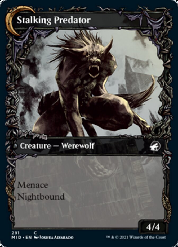 Shady Traveler // Stalking Predator - Foil
