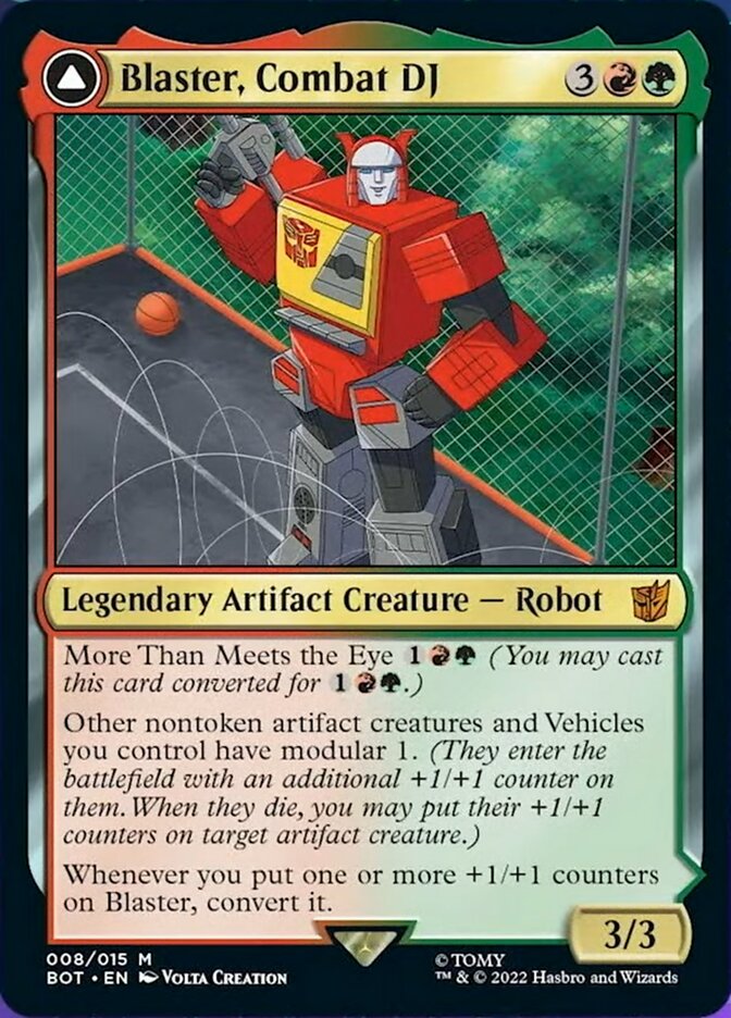 Blaster, Combat DJ // Blaster, Morale Booster