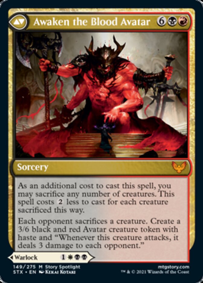 Extus, Oriq Overlord // Awaken the Blood Avatar