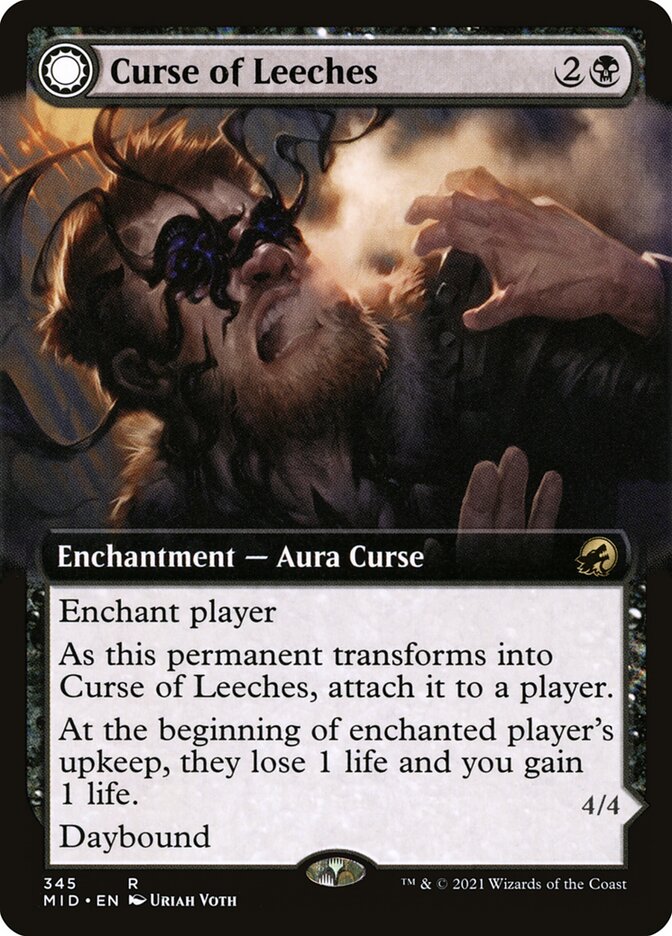 Curse of Leeches // Leeching Lurker - Foil