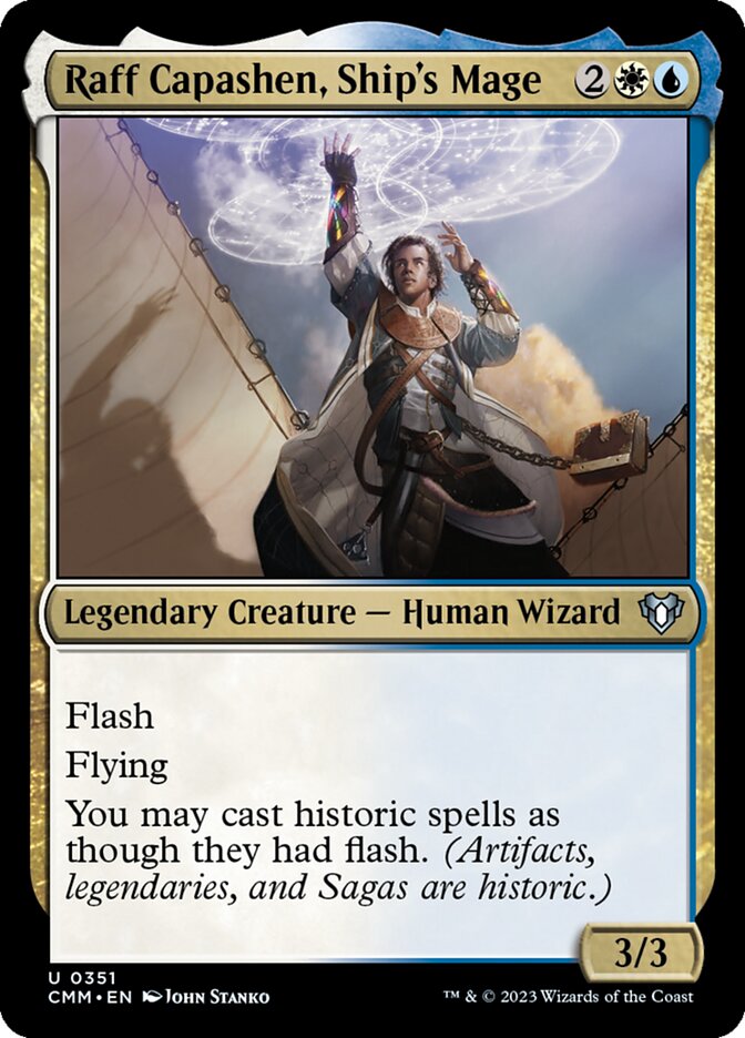 Raff Capashen, Ship&