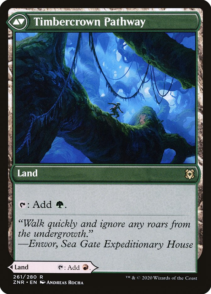 Cragcrown Pathway // Timbercrown Pathway - Foil