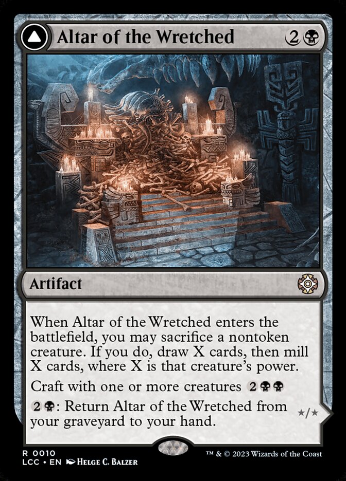 Altar of the Wretched // Wretched Bonemass - Foil