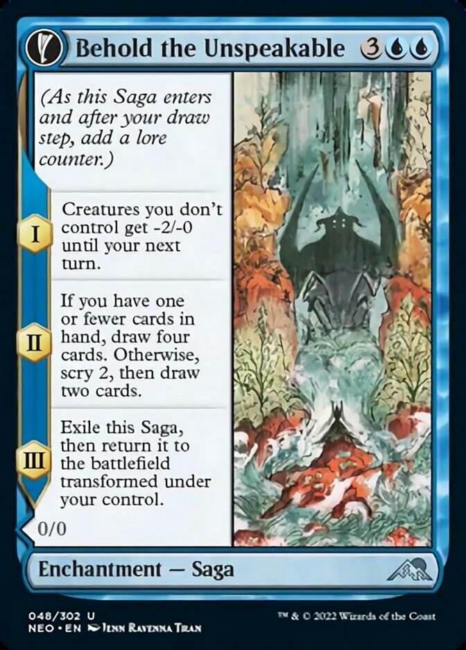 Behold the Unspeakable // Vision of the Unspeakable - Foil
