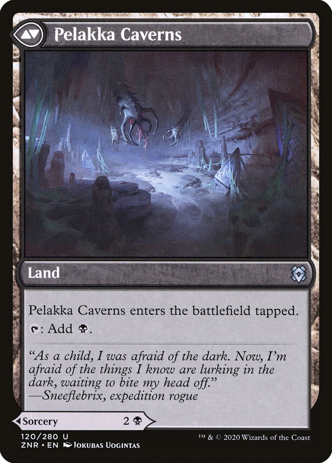Pelakka Predation // Pelakka Caverns - Foil