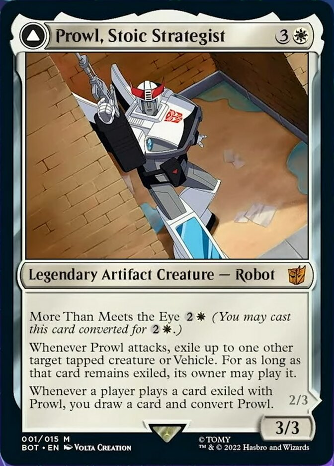 Prowl, Stoic Strategist // Prowl, Pursuit Vehicle - Foil