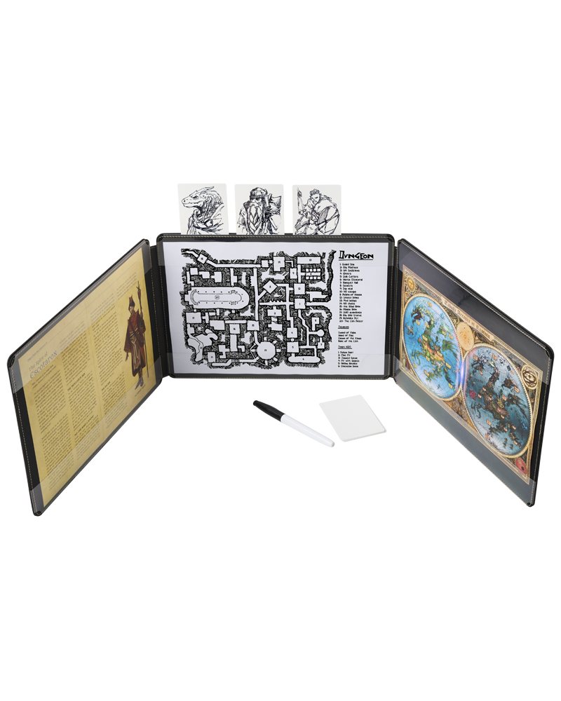 Dragon Shield - RPG Game Master Screen - Iron Grey