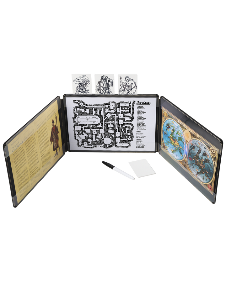 Dragon Shield - RPG Game Master Screen - Iron Grey