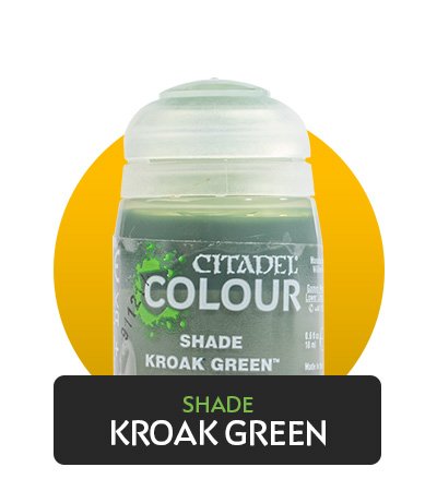 Warhammer Colour - Shade - Kroak Green