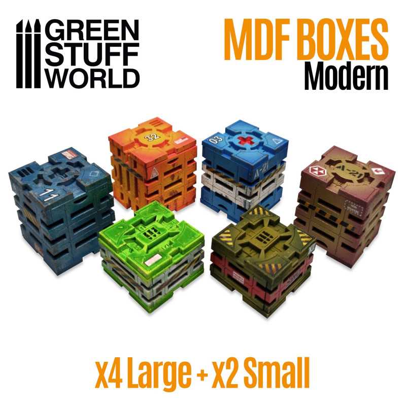 Green Stuff World - MDF Modern boxes
