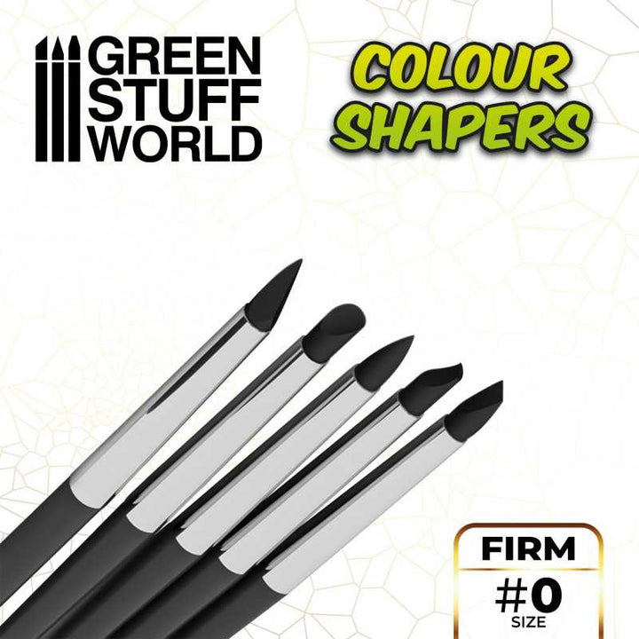 Green Stuff World - Silicone Brushes - Black Firm - Size 0