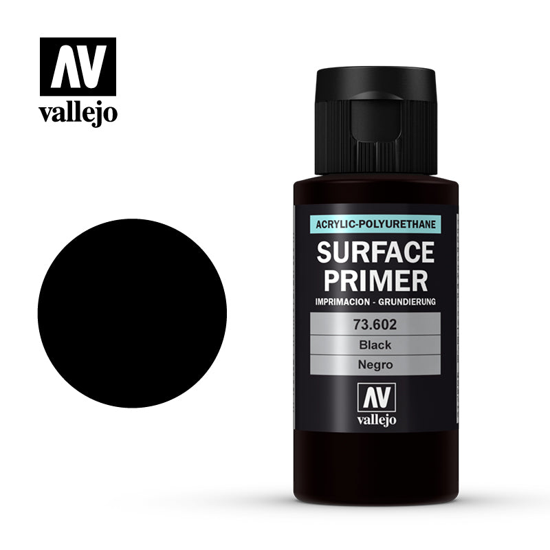 Vallejo - Primers - Black - 60ml