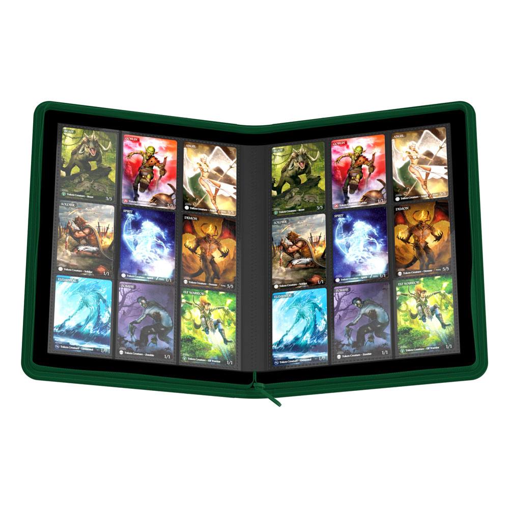 Ultimate Guard - 18-Pocket Zipfolio Xenoskin - Green